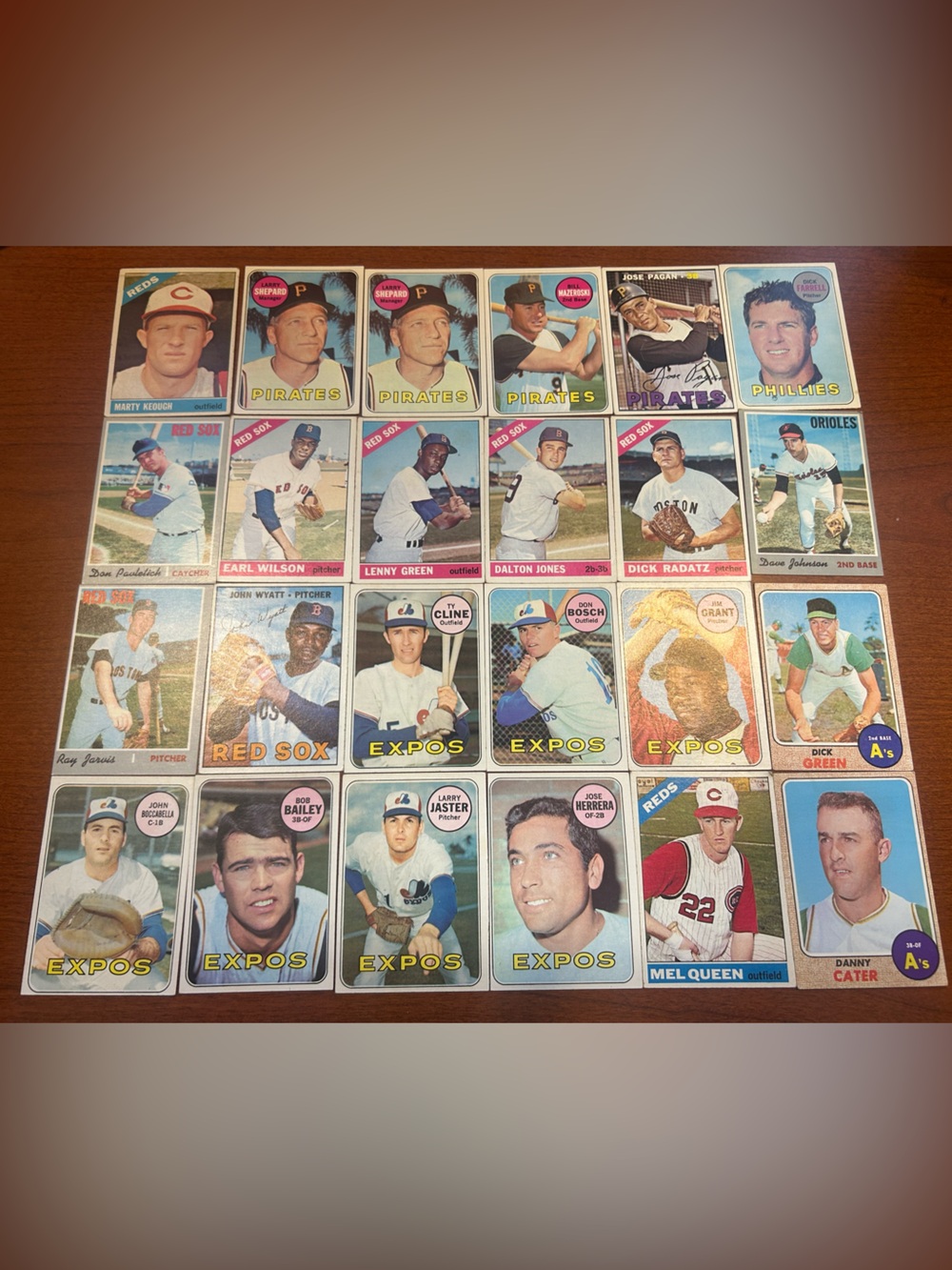 Topps 1960’s Major League Baseball Cards - (25 Cards)